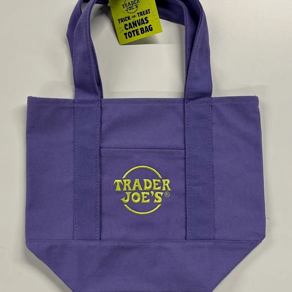 NWT Trader Joes Mini Halloween Tote Bags Bundle of Four - Picture 2 of 7